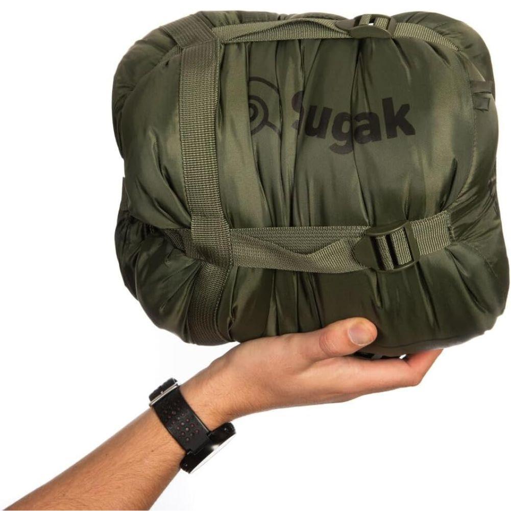 Snugpak Basecamp Sleeping Bag WGTE - Left Zip (Olive) hand