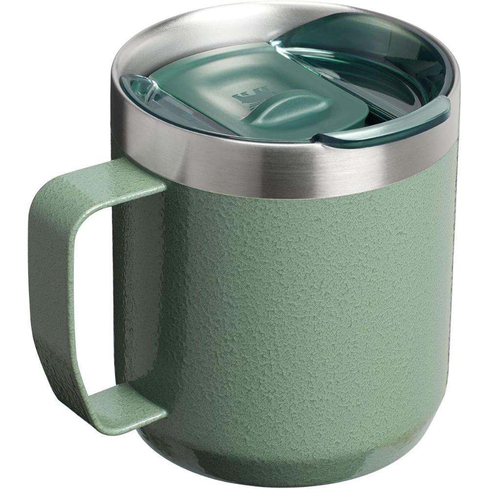 Stanley Everyday Camp 350ml Mug (Hammertone Green) angle