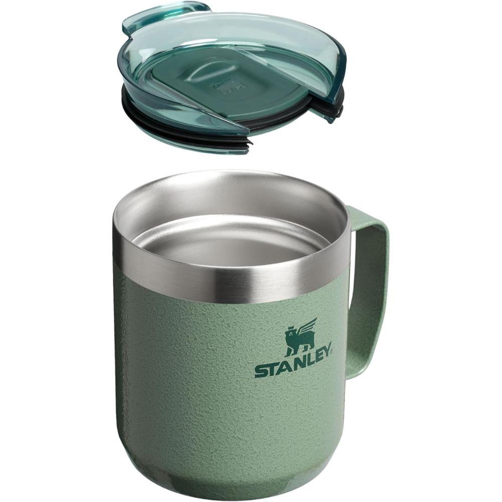 Stanley Everyday Camp 350ml Mug (Hammertone Green) lid