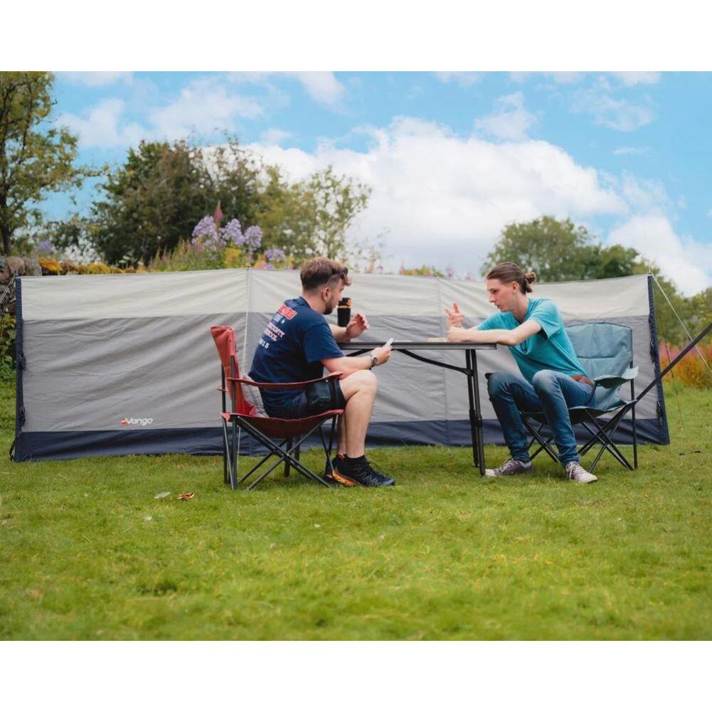 Vango Family TC Windbreak (Cloud Grey) sun
