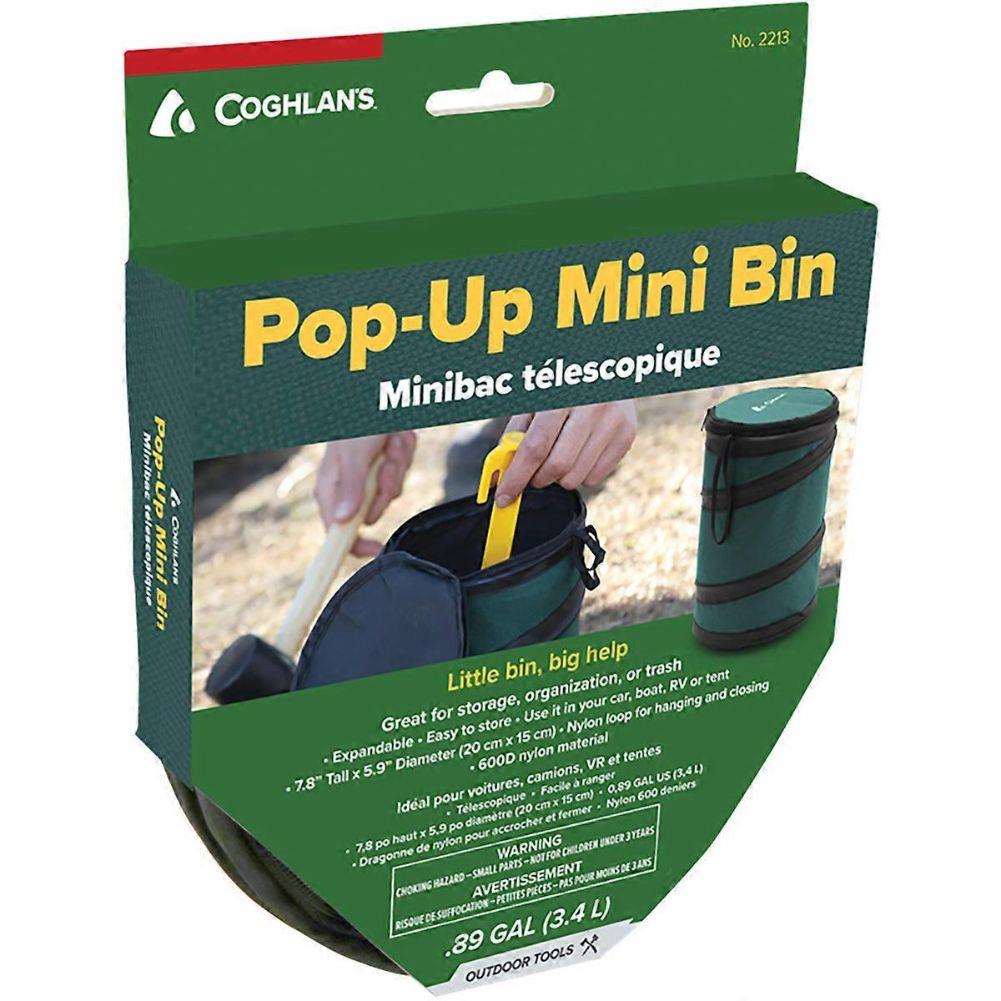 Coghlan Mini Pop-Up Trash Can package