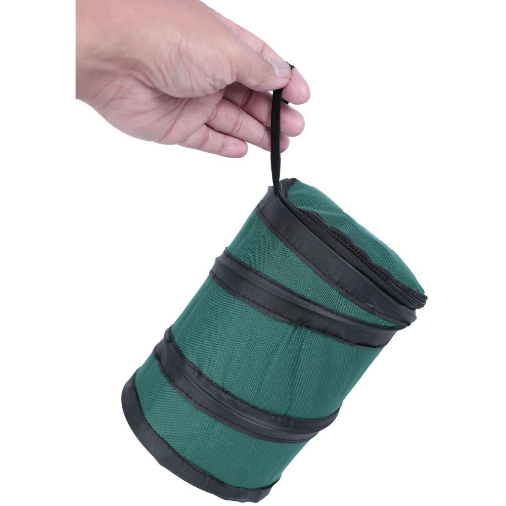 Coghlan Mini Pop-Up Trash Can hand