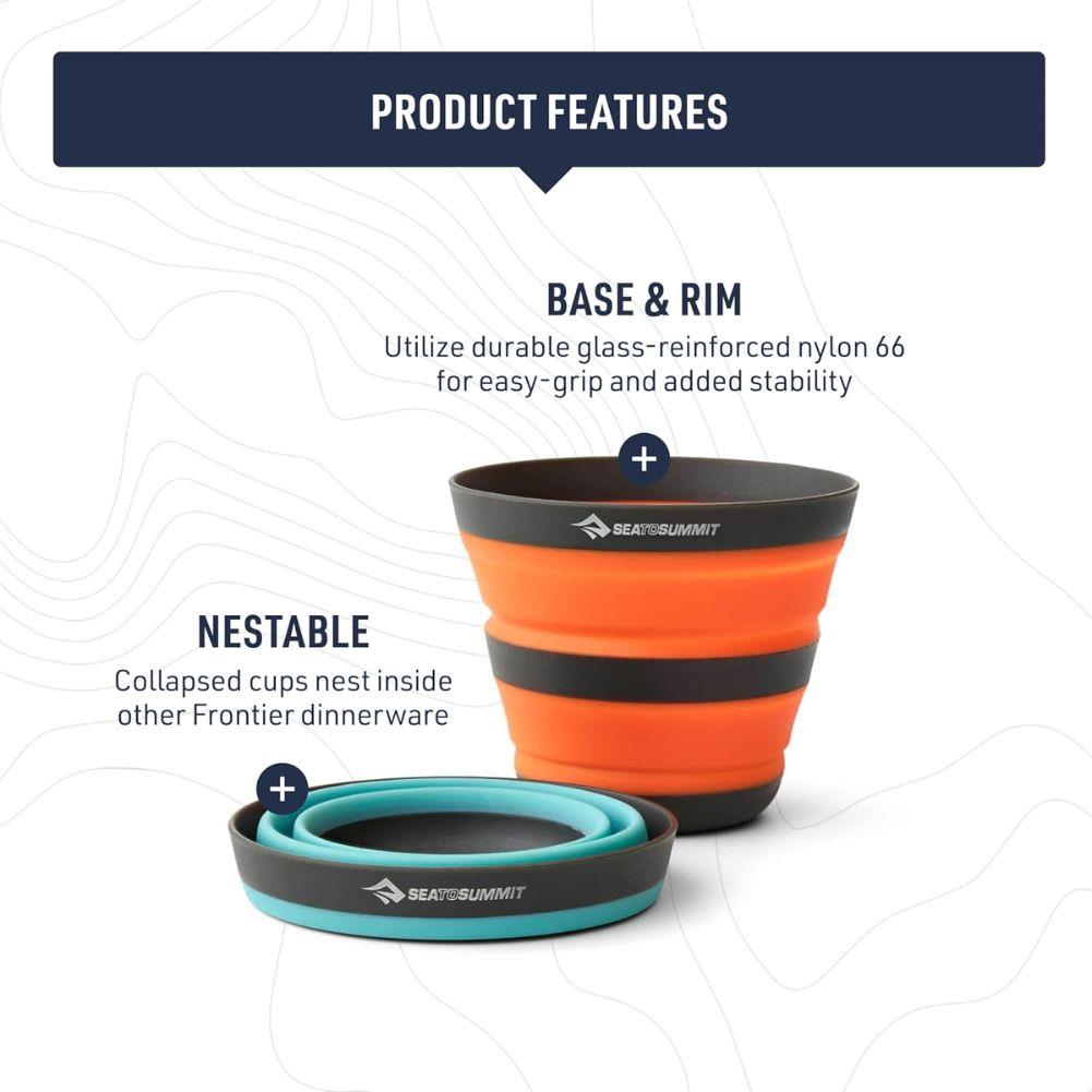 Sea To Summit Frontier UL Collapsible Cup (Aqua Sea Blue) feature