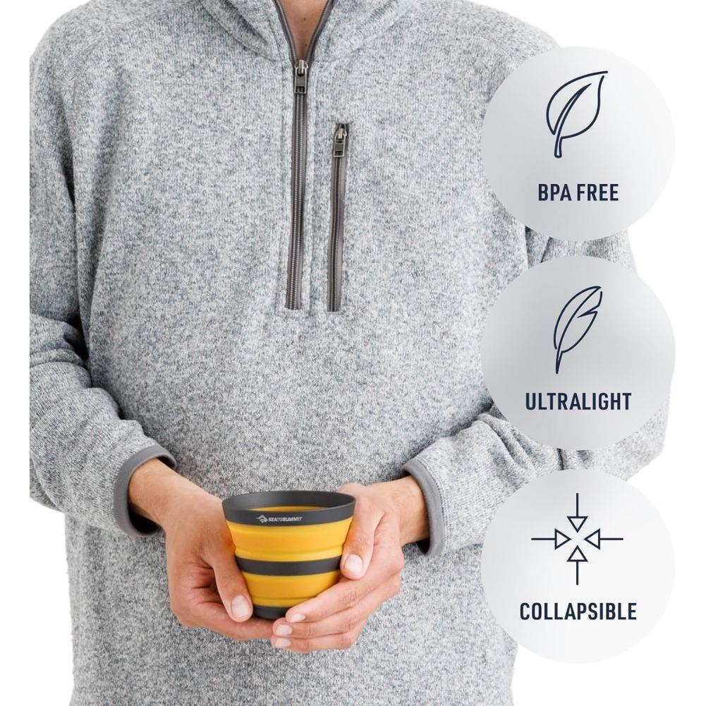 Sea To Summit Frontier UL Collapsible Cup (Aqua Sea Blue) bpa