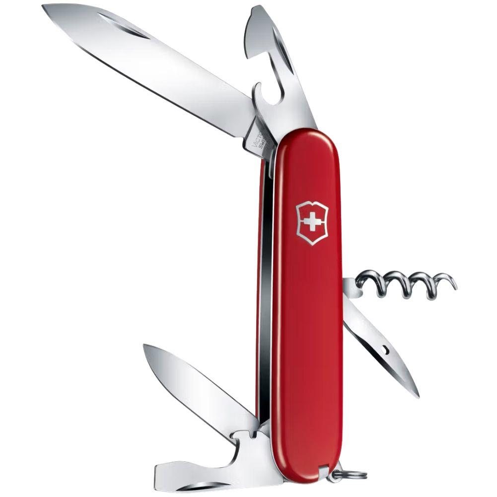 Victorinox Spartan Swiss Army Pocket Knife (Red) open