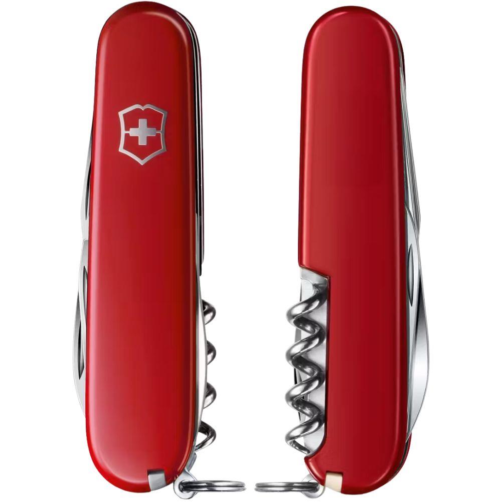Victorinox Spartan Swiss Army Pocket Knife (Red) fronnt back