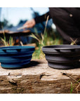 Lifeventures Ellipse Collapsible Bowls (Navy) Outside