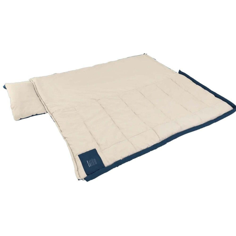 Outwell Sleeping Bag Contour Lux - Left Zip (Deep Blue) open