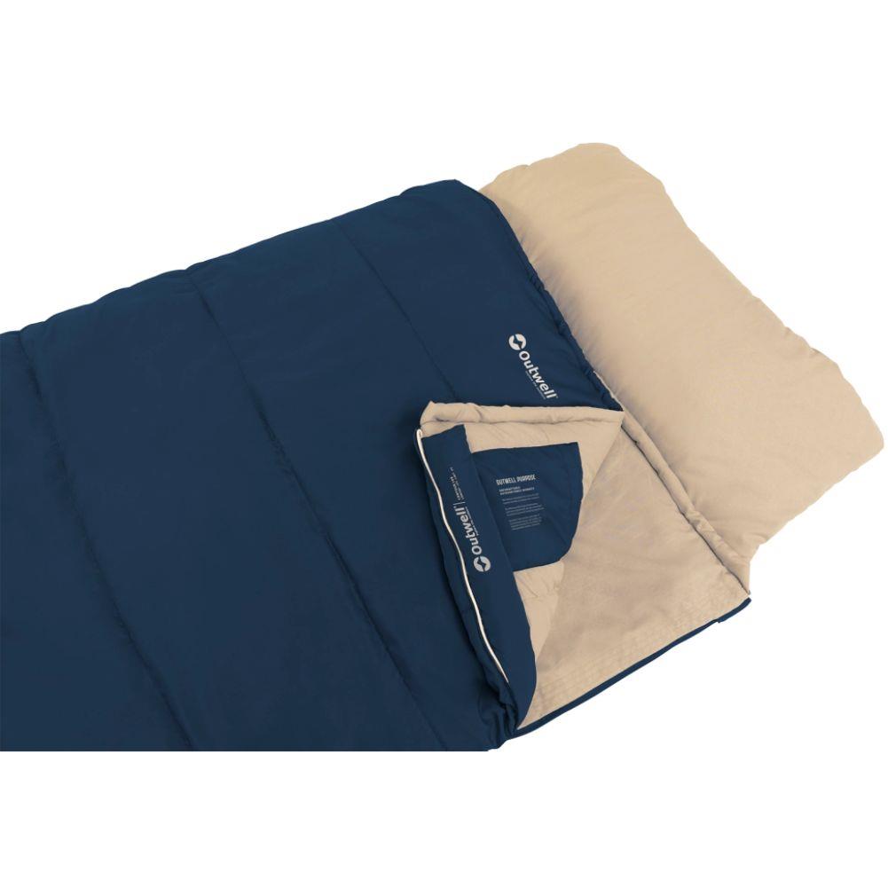 Outwell Sleeping Bag Contour Lux - Right Zip (Deep Blue) angle