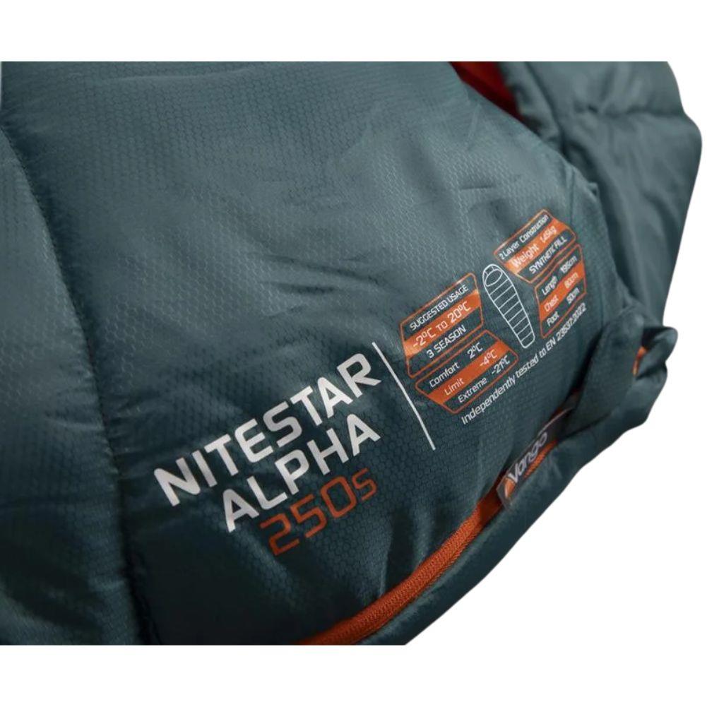 Vango Nitestar Alpha 250S Trekking Sleeping Bag (Gale) name