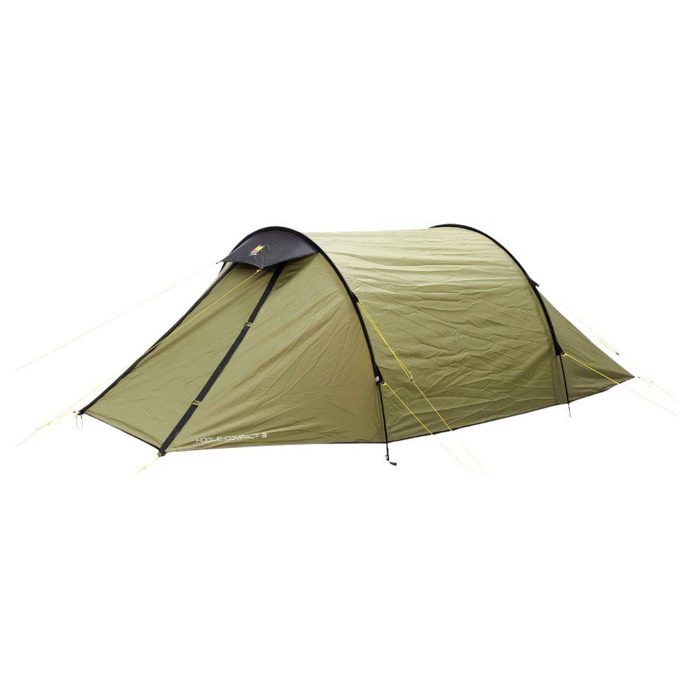 Wild Country Hoolie Compact 3 Tent + Hoolie Compact 3 Footprint + Free Wild Country Aluminium Alloy V-Angle Peg (10 Pack) Closed