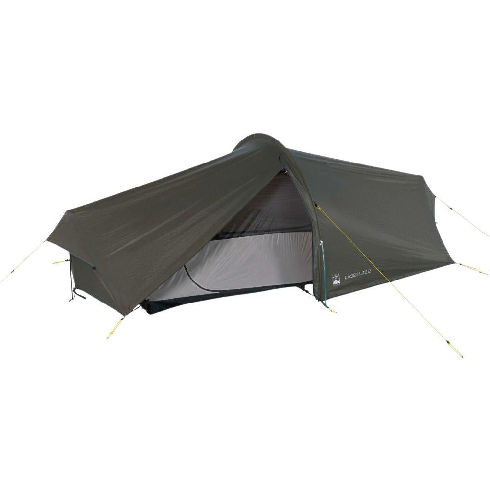Terra Nova Laser Lite 2 Tent + Terra Nova Laser Lite 2 Tent Footprint + Free Wild Country Aluminium Alloy V-Angle Peg (10 Pack) Open