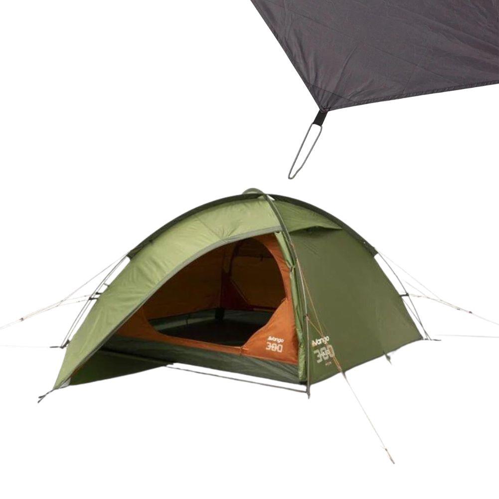 Vango Halo 300 Tent + Vango Halo 300 Groundsheet Protector - GP519
