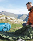 Highlander Nap-Pak Inflatable Sleeping Mat - XL (Deep Blue) hills
