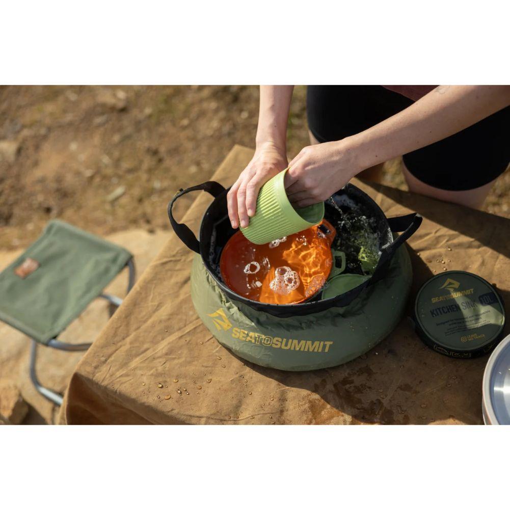 Sea to Summit Camp Kitchen Clean Up Kit (6 Piece) washing