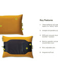 Nemo Equipment Fillo Elite Ultralight Backpacking Pillow (Mango/Citron) info