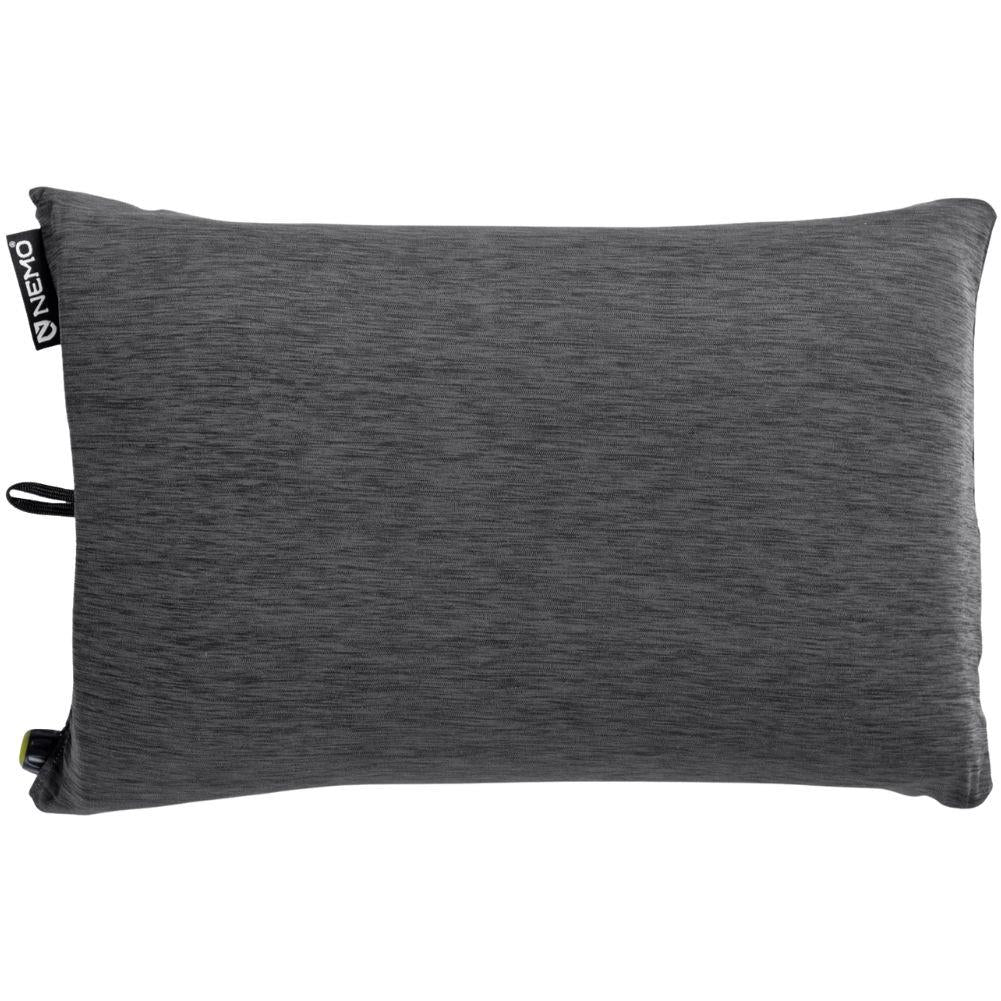 Nemo Equipment Fillo Backpacking &amp; Camping Pillow (Black Pearl/Birch Bud)