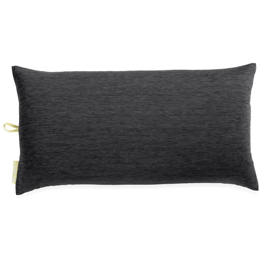 Nemo Equipment Fillo Elite Wide Ultralight Backpacking Pillow (Black Pearl/Citron)