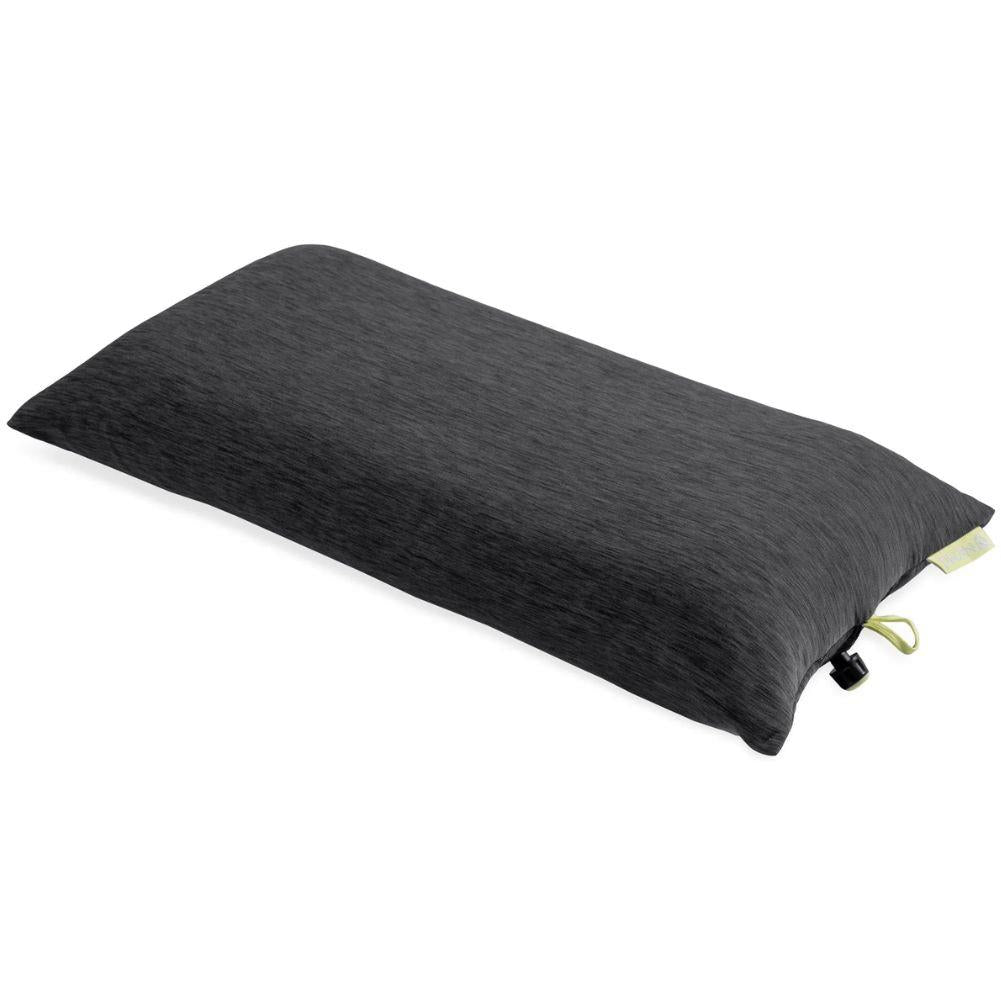 Nemo Equipment Fillo Elite Wide Ultralight Backpacking Pillow (Black Pearl/Citron) angle