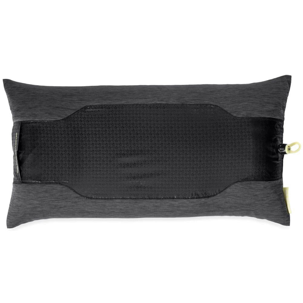 Nemo Equipment Fillo Elite Wide Ultralight Backpacking Pillow (Black Pearl/Citron) back