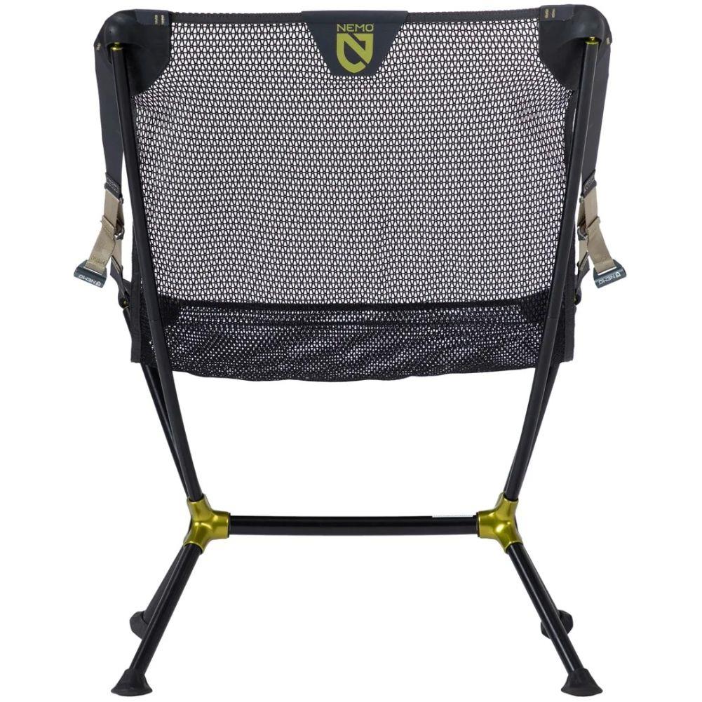 Nemo Equipment Moonlite Reclining Camping Chair (Black Pearl) back