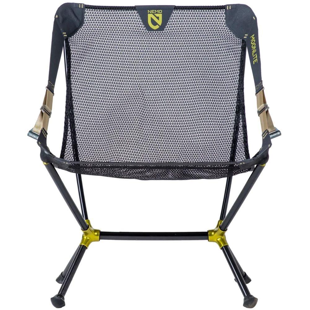 Nemo Equipment Moonlite Reclining Camping Chair (Black Pearl) front