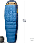 Sea to Summit Circuit Down Sleeping Bag -1c - Regular (Dark Blue) sizes