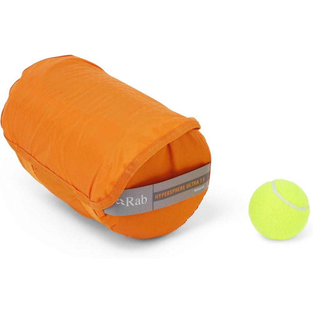 Rab Hypersphere Ultra 7.5 Down Sleep Mat - Regular Wide (Marmalade)