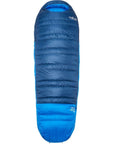 Rab Ascent Down Sleeping Bag (-18°C) - Regular - Right Zip (Tempest Blue/Maya Blue)