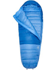 Rab Women's Ascent Down Sleeping Bag (-18°C) - Regular - Right Zip (Dark Bluebird/Bluebird)