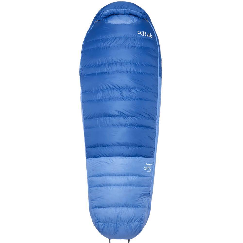 Rab Women's Ascent Down Sleeping Bag (-24°C) - Regular - Right Zip (Dark Bluebird/Bluebird)