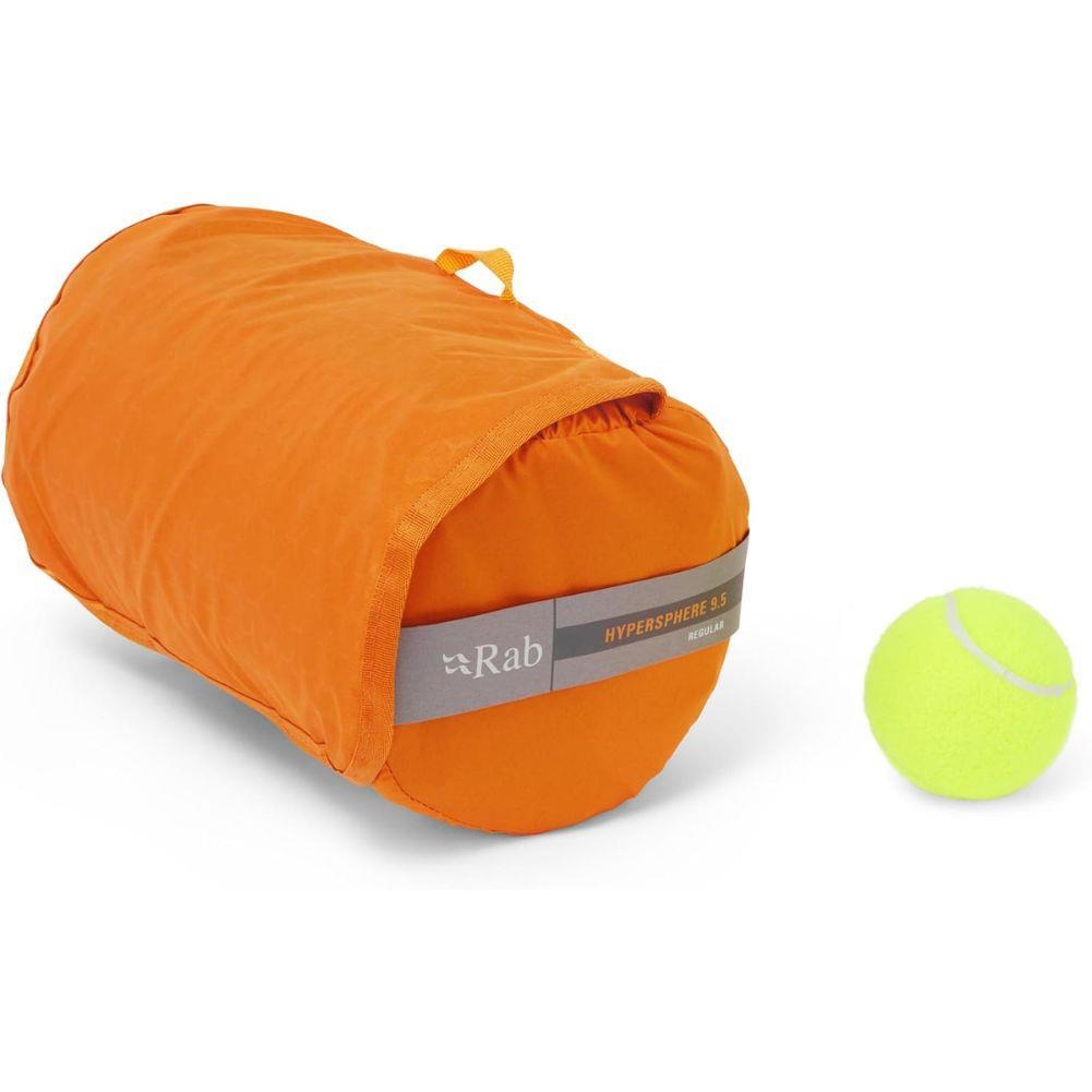 Rab Hypersphere 9.5 Down Sleep Mat - Long Wide (Marmalade)