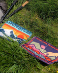 LifeVenture Sit Mat (Retro Print) Grass