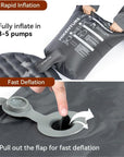 Hikenture 8cm Backpacking Sleeping Pad Inflation